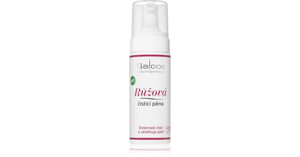 Biztonságos fizetés SaloosBio Cleansing Care Rose tisztító hab a problémás bőrre