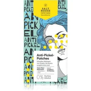 Salt HouseNatural Minerals Anti-pimple Patches tapasz problémás bőrre pattanások ellen Árengedmény