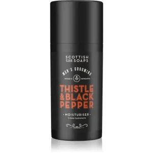 Árcsökkenés Scottish Fine SoapsThistle & Black Pepper hidratáló arckrém uraknak