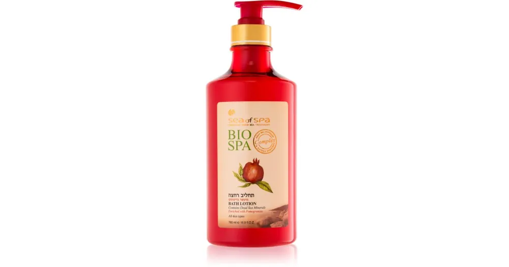 Kiárusítás Sea of SpaBio Spa Pomegranate tusoló és fürdő krém holt-tenger ásványaival