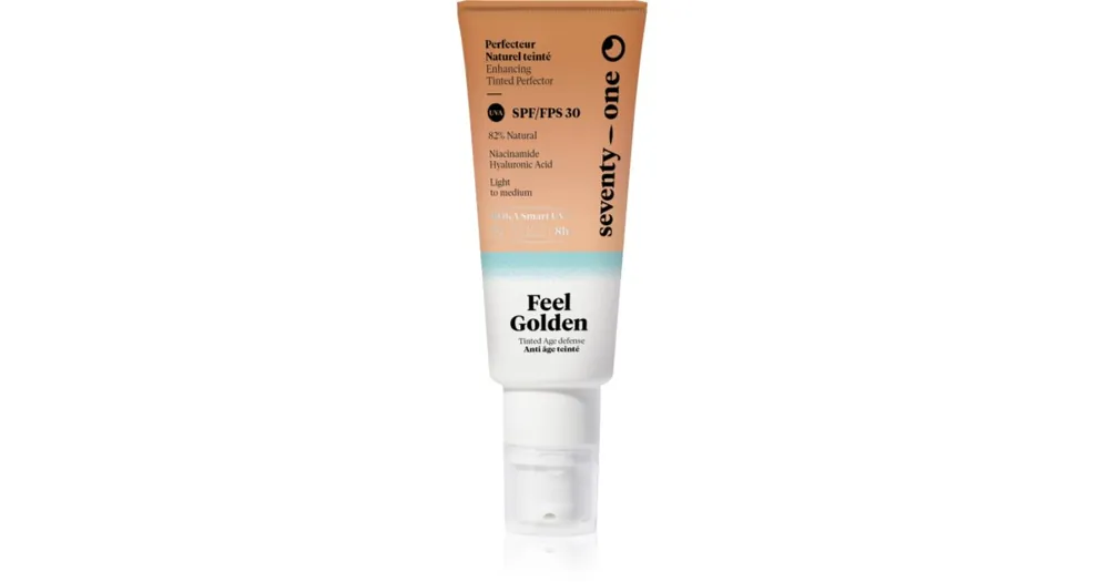 Vedd meg online SeventyOneFeel Golden SPF30 tonizáló napozó folyadék az arcra