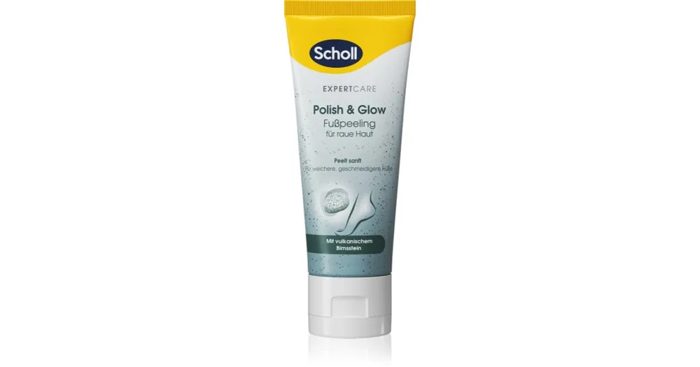 SchollFoot Cream Polish & Glow hámlasztó bőrradír lábakra Újdonság