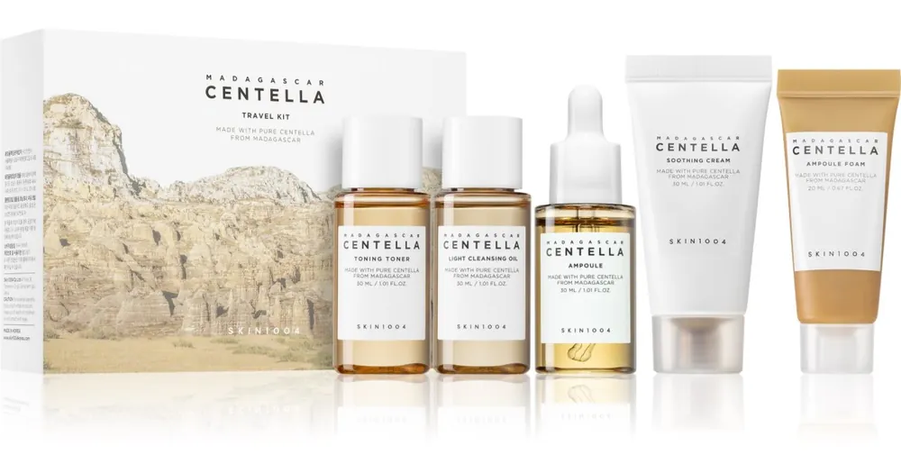 Biztonságos vásárlás SKIN1004Madagascar Centella Travel Kit utazási készlet érzékeny és irritált bőrre