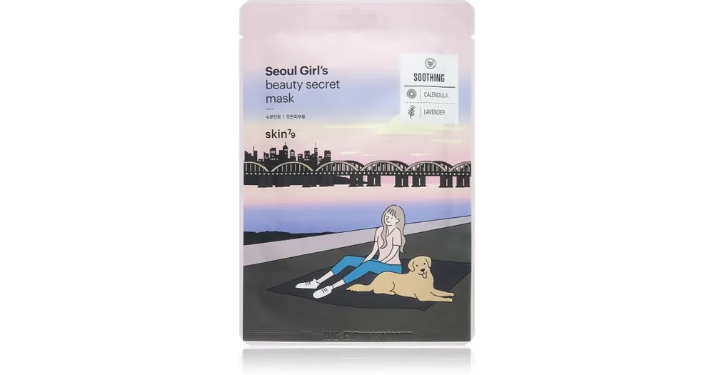 Skin79Seoul Girl‘s Beauty Secret arcmaszk nyugtató hatással Gyors kiszállítás