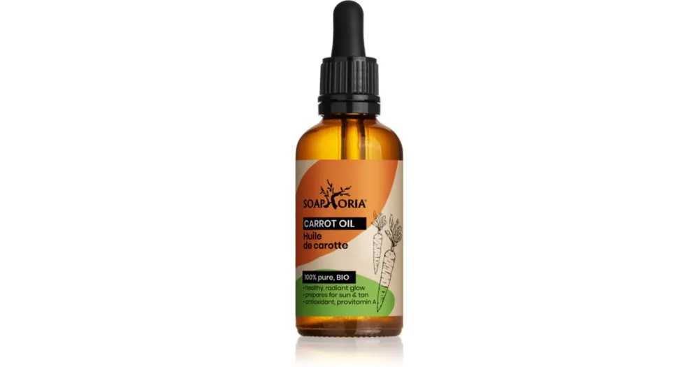 SoaphoriaOrganic Carrot Oil tápláló sárgarépa olaj arcra, testre és hajra Nézd meg most