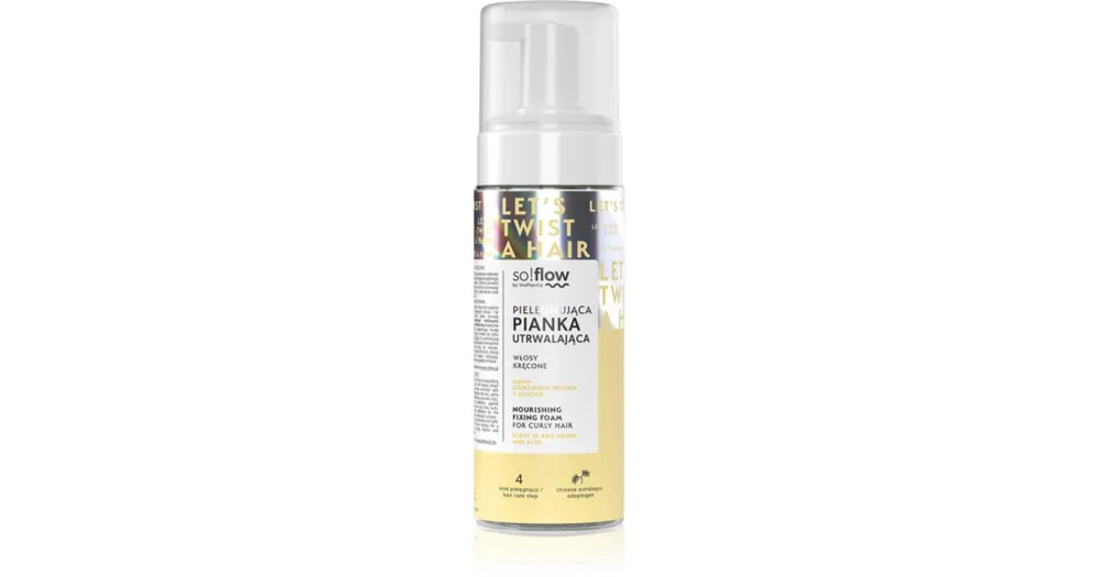 so!flowCurly Hair Nourishing Fixing Foam hab göndör hajra Újdonság