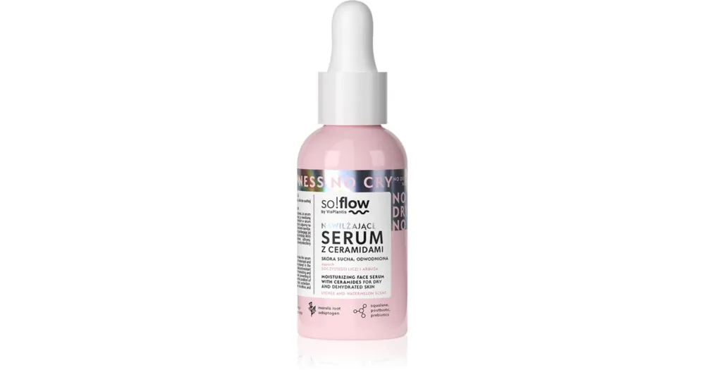 so!flowMoisturizing Face Serum With Ceramides hidratáló arcszérum ceramidokkal Népszerű