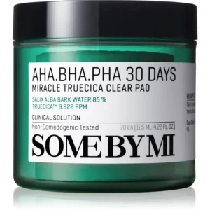 Biztonságos fizetés Some By MiAHA∙BHA∙PHA 30 Days Miracle Truecica Clear Pad tisztító vattakorong problémás és pattanásos bőrre
