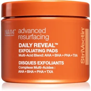 StriVectinAdvanced Resurfacing Daily Reveal Exfoliating Pads hámlasztó kendők a bőr kisimításáért és a pórusok minimalizásáért Akciós ár