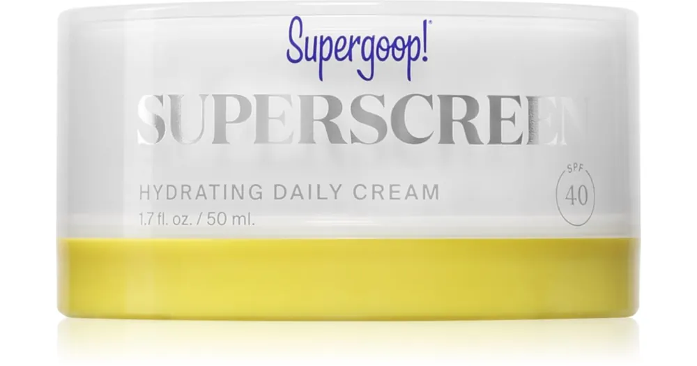 Supergoop!Superscreen nappali krém SPF 40 Legkelendőbb