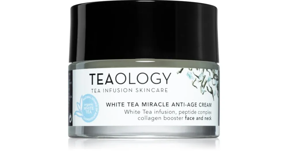 Legkelendőbb TeaologyWhite Tea Miracle Anti-Age Cream öregedés elleni hidratáló krém