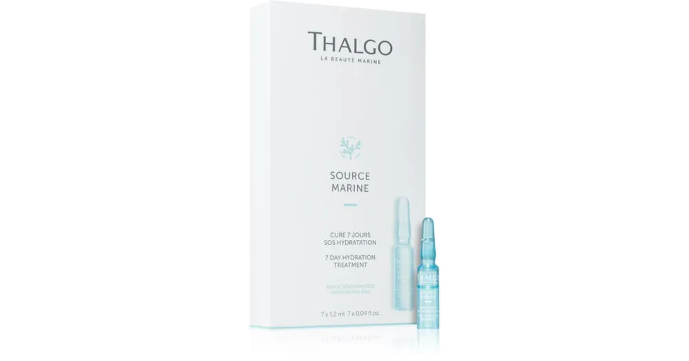 ThalgoSource Marine 7 Day Hydration Treatment 7 napos regeneráló kúra a bőr intenzív hidratálásához Ajánlat