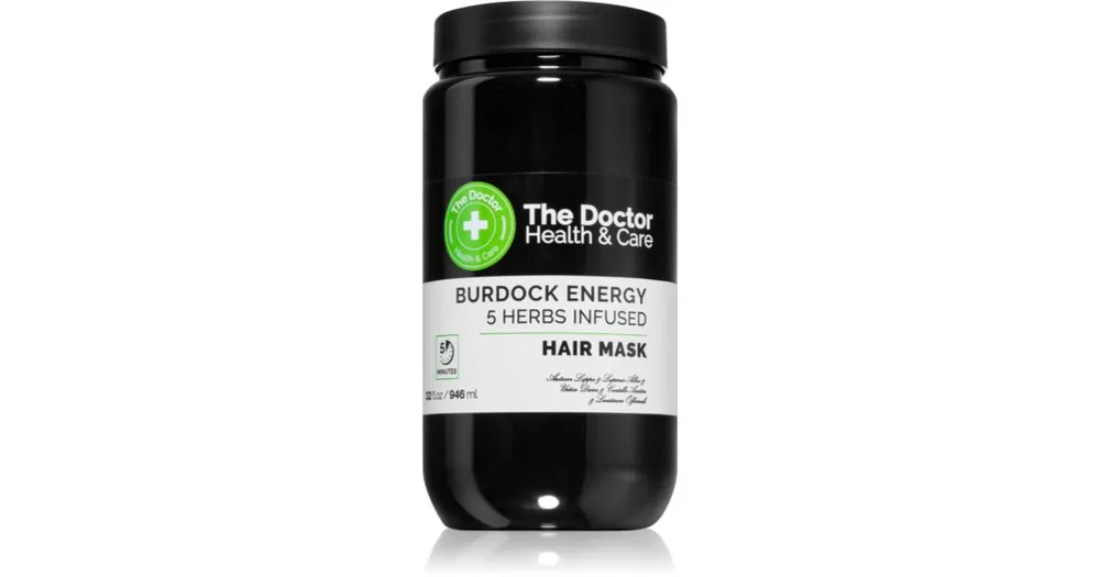 The DoctorBurdock Energy 5 Herbs Infused erősítő maszk hajra Utolsó esély