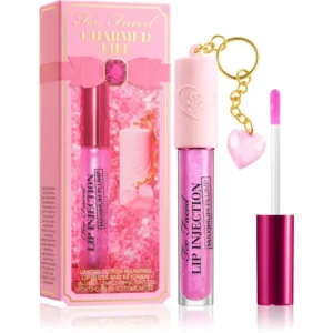 Különleges ajánlat Too FacedCharmed Life Lip Gloss & Key Chain tartós ajakfény extra mennyiségéert