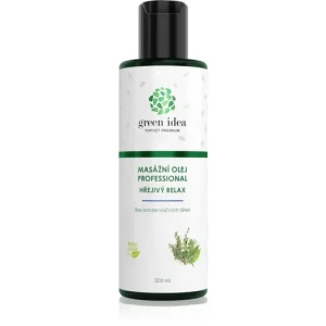 Green IdeaMassage oil warm relaxation masszázsolaj Ne maradj le