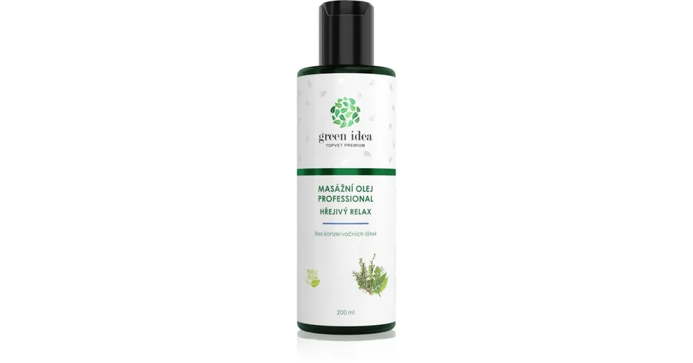 Green IdeaMassage oil warm relaxation masszázsolaj Ne maradj le