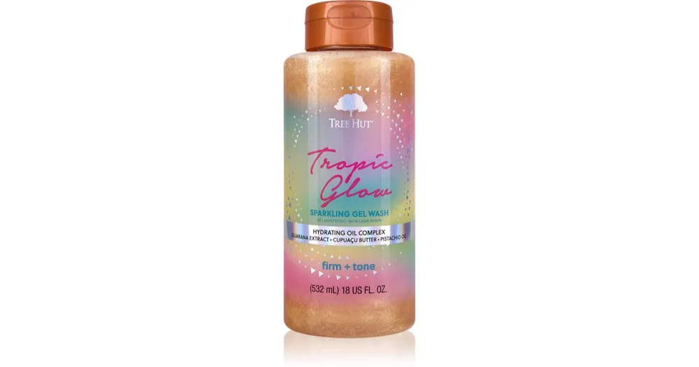 Tree HutTropic Glow Foaming Gel Wash hidratáló tusoló gél a csillogó fényért Biztonságos fizetés