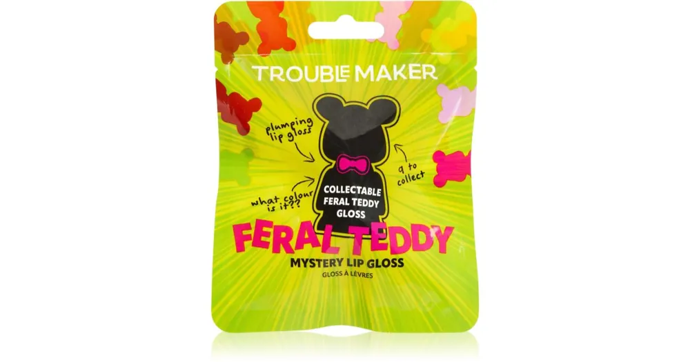 Trouble MakerFeral Teddy Mystery Plumping Lip Gloss ajakfény nagyobbító hatás Outlet