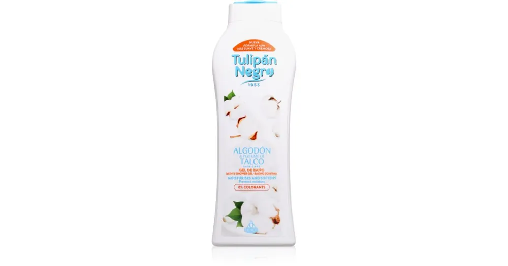 Kedvezményes ár Tulipán NegroAlgodon Y Talco tusfürdő gél
