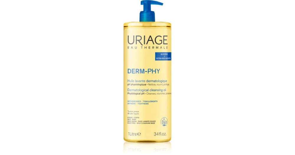 UriageDERM-PHY Dermatological Cleansing Oil tápláló tusoló gél Biztonságos vásárlás