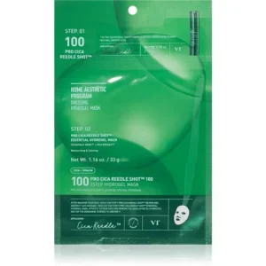 Csak ma VT CosmeticsPro Cica Reedle Shot 100 2Step Hydrogel Mask intenzív hidrogélmaszk nyugtató hatással