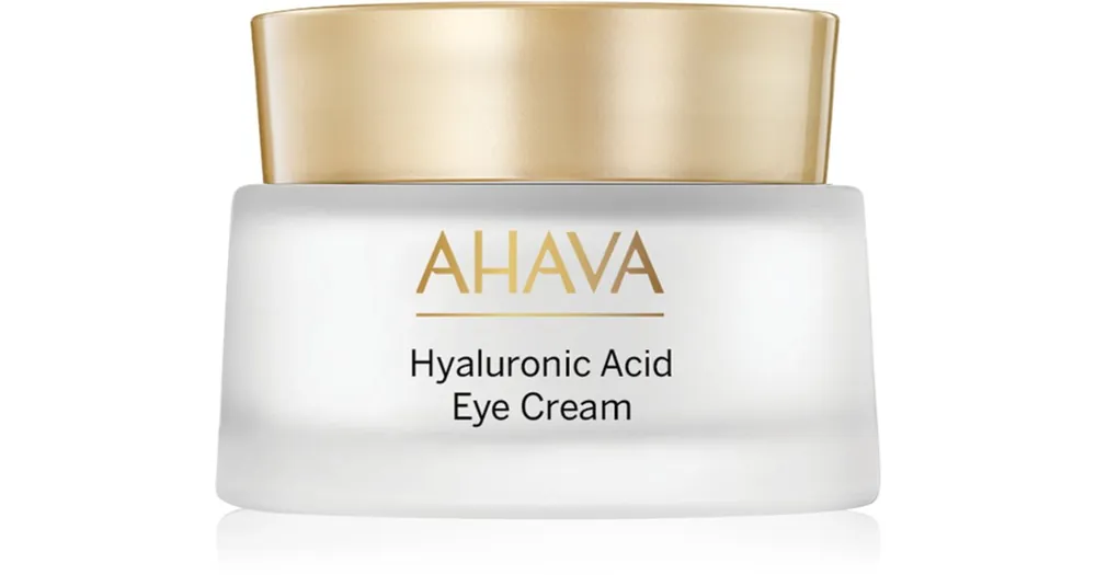 Kihagyhatatlan ajánlat AHAVAHyaluronic Acid Eye Cream ráncellenes szemkrém mely csökkenti a duzzanatokat és a sötét karikákat