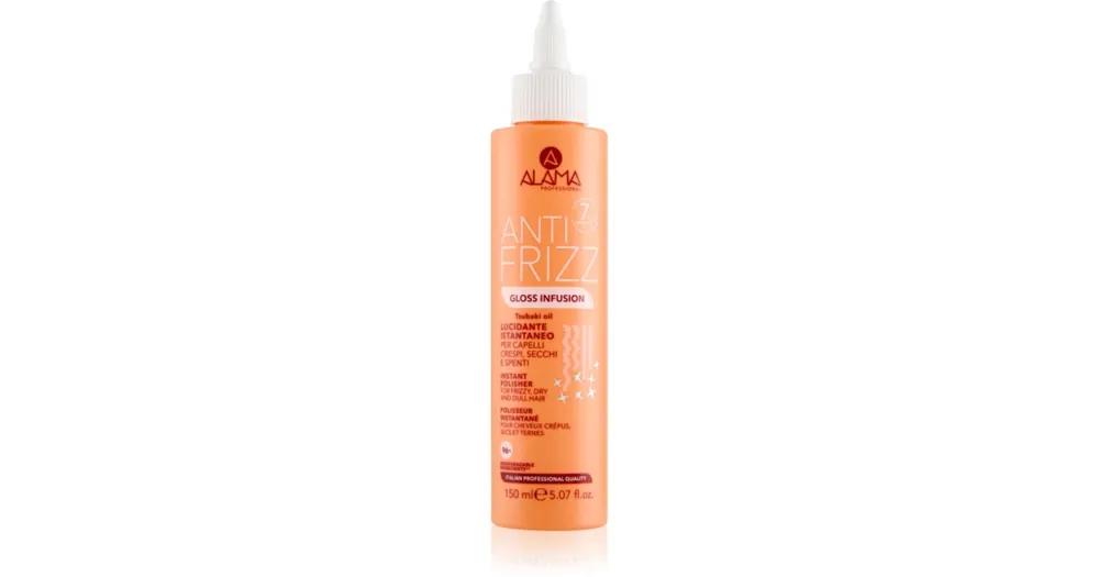 Vedd meg most Alama ProfessionalAnti Frizz Gloss Infusion leöblítést nem igénylő szérum a fénylő és selymes hajért