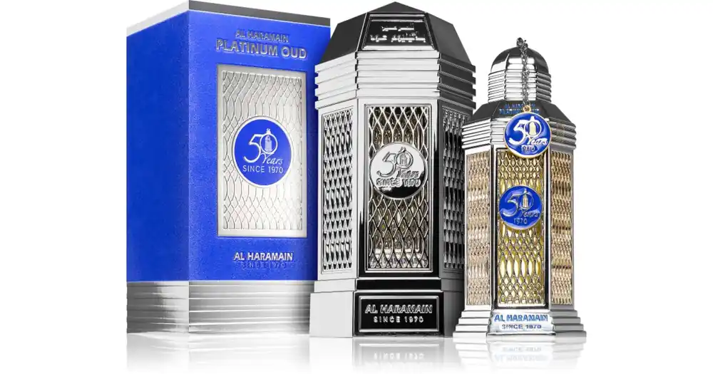 Gyors kiszállítás Al HaramainPlatinum Oud 50 years Eau de Parfum unisex