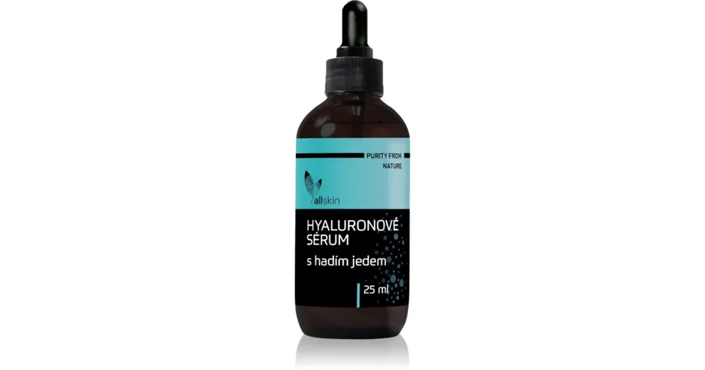Exkluzív ajánlat AllnatureAllskin Hyaluronic serum with snake venom hyaluron szérum a ráncok ellen