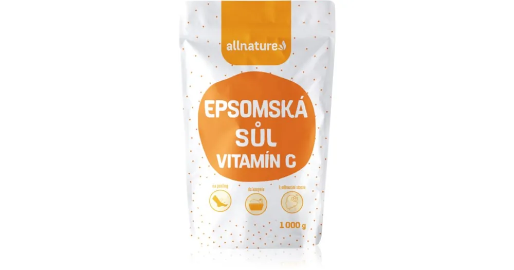 AllnatureEpsom salt + vitamín C fürdősó C vitamin Árengedmény