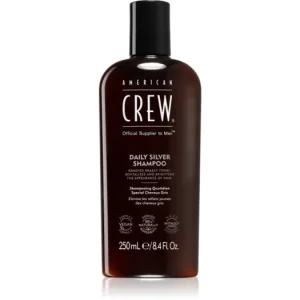 American CrewDaily Silver Shampoo sampon fehér és ősz hajra Azonnali szállítás