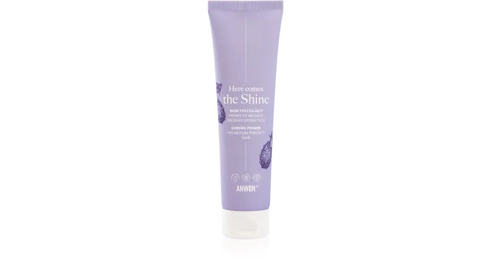 AnwenHere Comes The Shine Shining Primer For Medium Porosity Hair Egységesítő sminkalap hajra Prémium