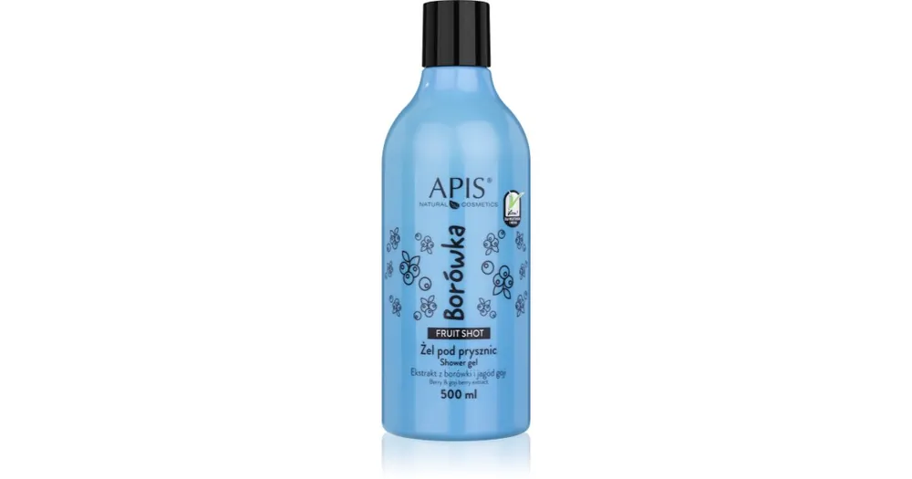 Olcsóbb Apis Natural CosmeticsFruit Shot Blueberry tusfürdő gél