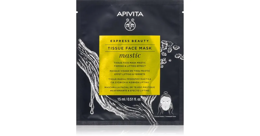 ApivitaExpress Beauty Lifting Tissue Face Mask Mastic lifting hatású maszk Népszerű