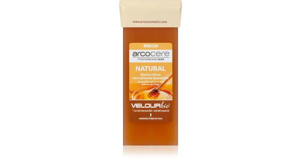 Nézd meg most ArcocereProfessional Wax Natural gyanta szőrtelenítéshez roll-on