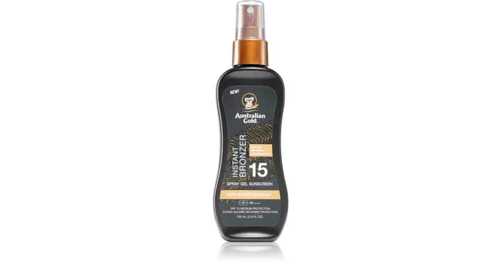 Australian GoldInstant Bronzer napvédő spray bronzosítóval Rendeld meg most