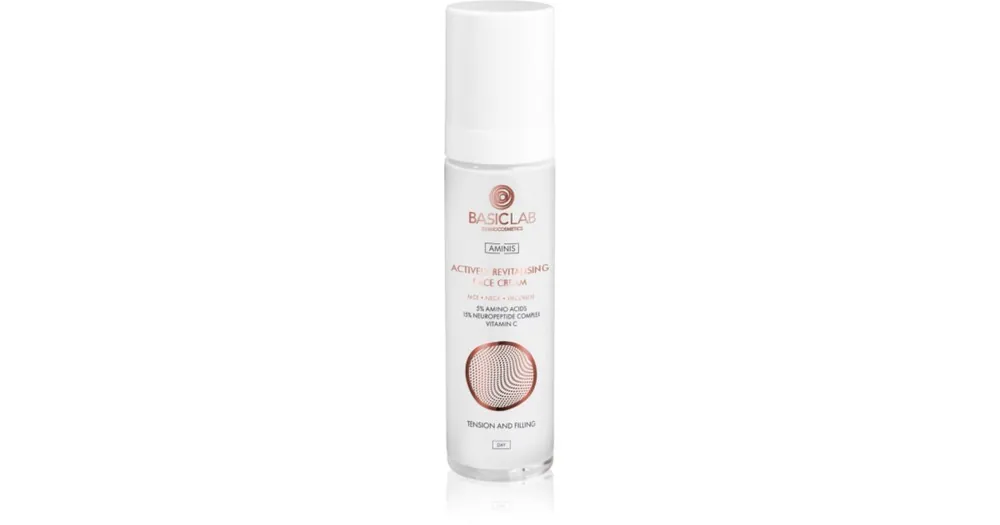 BasicLabDermocosmetics Aminis revitalizáló krém az arcbőr öregedésének első jeleire Különleges ajánlat