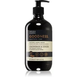 Nézd meg most Baylis & HardingGoodness Lemongrass & Ginger természetes folyékony kézszappan