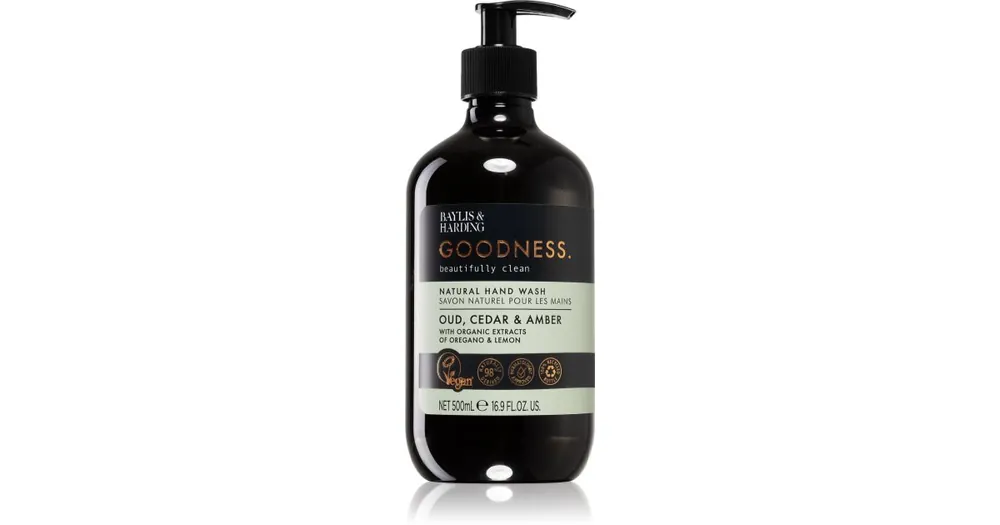 Legkelendőbb Baylis & HardingGoodness Oud, Cedar & Amber természetes folyékony kézszappan