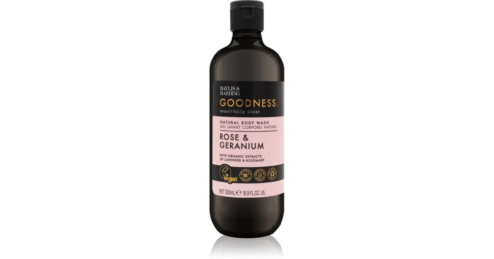 Gyors szállítás Baylis & HardingGoodness Rose & Geranium tusfürdő gél virág illattal