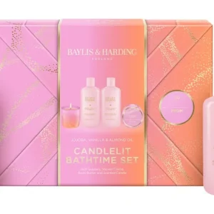 Ne maradj le Baylis & HardingJojoba, Vanilla & Almond Oil ajándékszett fürdőbe