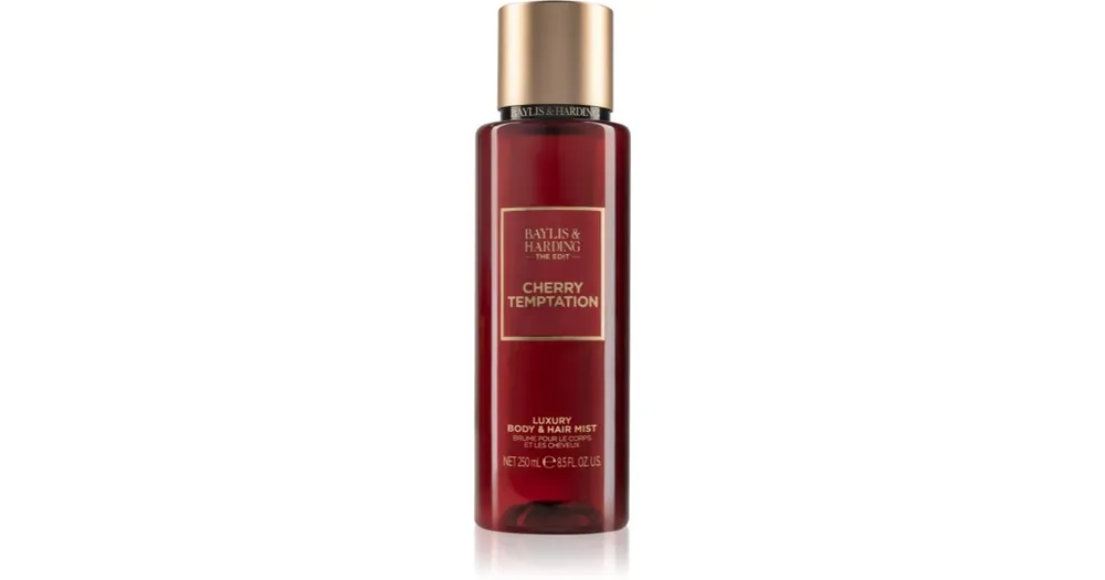 Árengedmény Baylis & HardingThe Edit Cherry Temptation parfümözött spray a testre hölgyeknek Cherry, Jasmin & Sandalwood