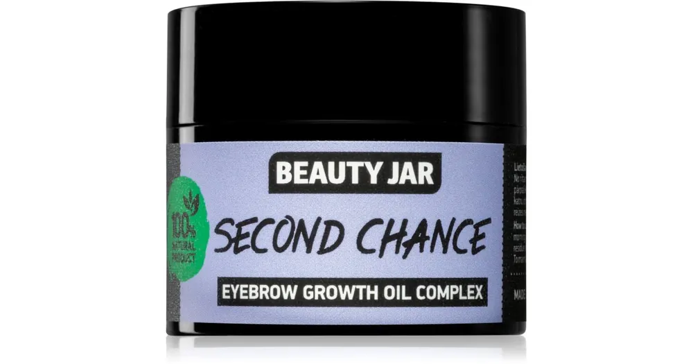 Akciós ár Beauty JarSecond Chance tápláló olaj szemöldökre