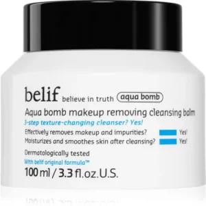 Korlátozott ajánlat belifAqua Bomb Makeup Removing Cleansing Balm lemosó és tisztító balzsam hidratáló hatással