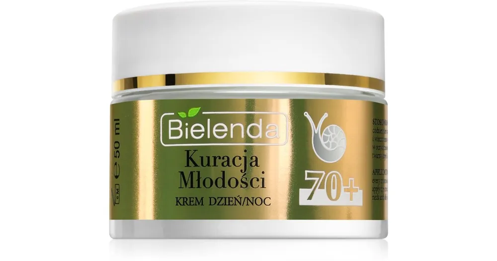 BielendaYouth Cure 70+ ránctalanító krém Nappali és éjjeli ápolás Exkluzív ajánlat