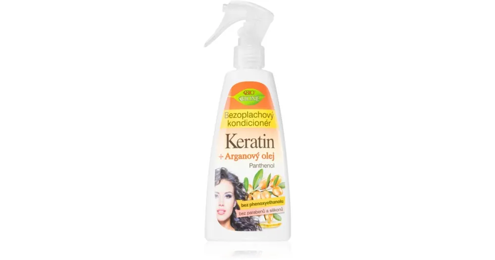 Bione CosmeticsKeratin + Argan öblítést nem igénylő spray kondicionáló Alacsony ár