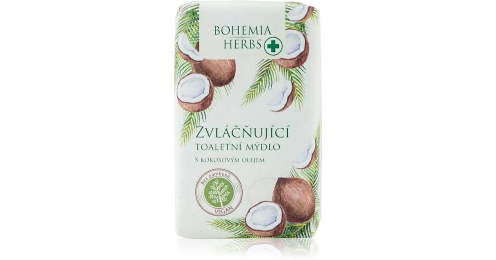 Azonnali szállítás Bohemia GiftsBohemia Herbs Coconut Oil Szilárd szappan