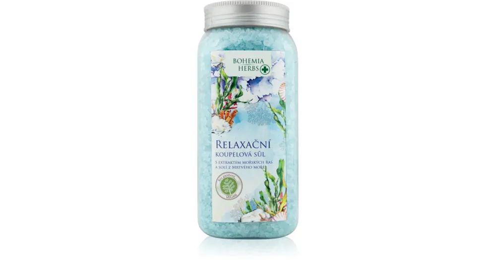 Bohemia GiftsBohemia Herbs Dead Sea Salt fürdősó Azonnali szállítás