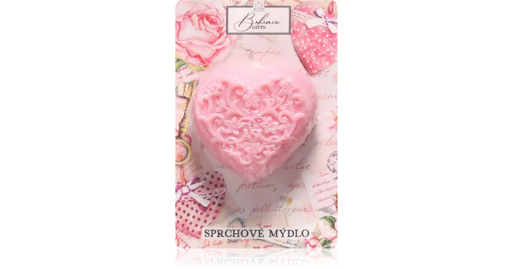 Különleges ajánlat Bohemia GiftsHandmade Heart kézműves szappan glicerinnel