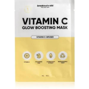 Akciós ár breakout + aidVitamin C Glow Boosting Mask arcmaszk C vitamin